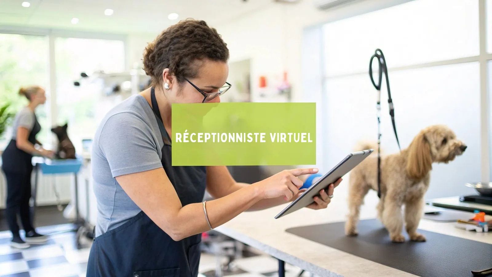 Réceptionniste virtuel pour toiletteur d'animaux : optimisez les RDV et la relation client
