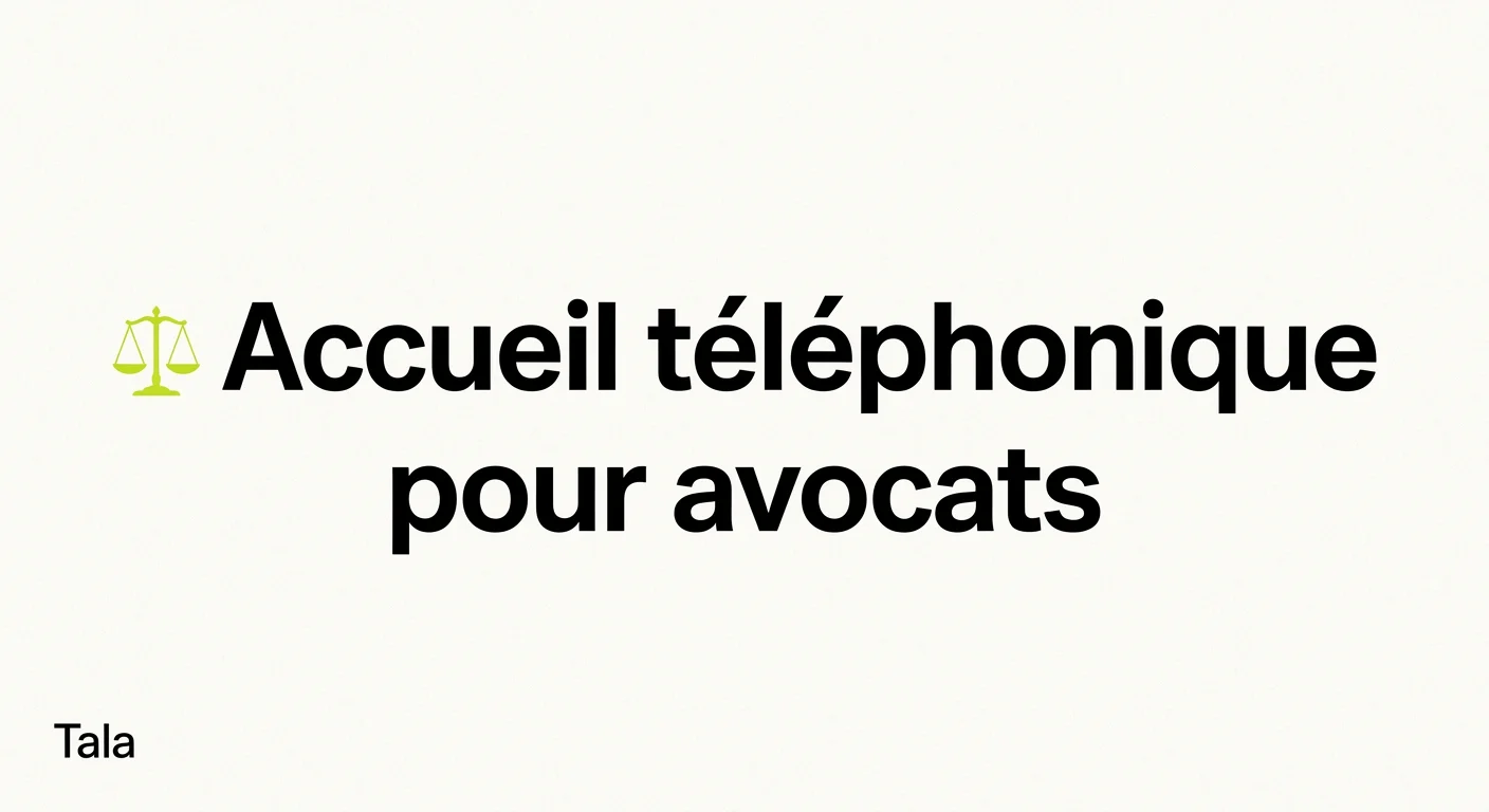 Accueil téléphonique pour avocats : pourquoi chaque appel raté est un dossier perdu