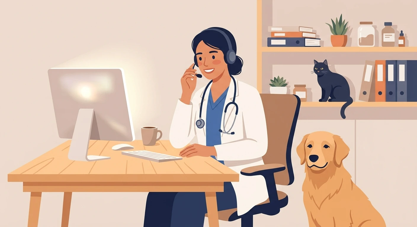 Standard téléphonique clinique vétérinaire : jusqu'où une IA peut trier les appels