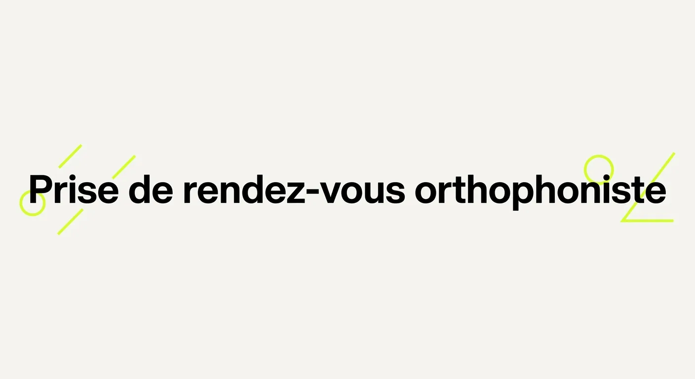 Prise de rendez-vous orthophoniste par IA : ne plus perdre un créneau rare