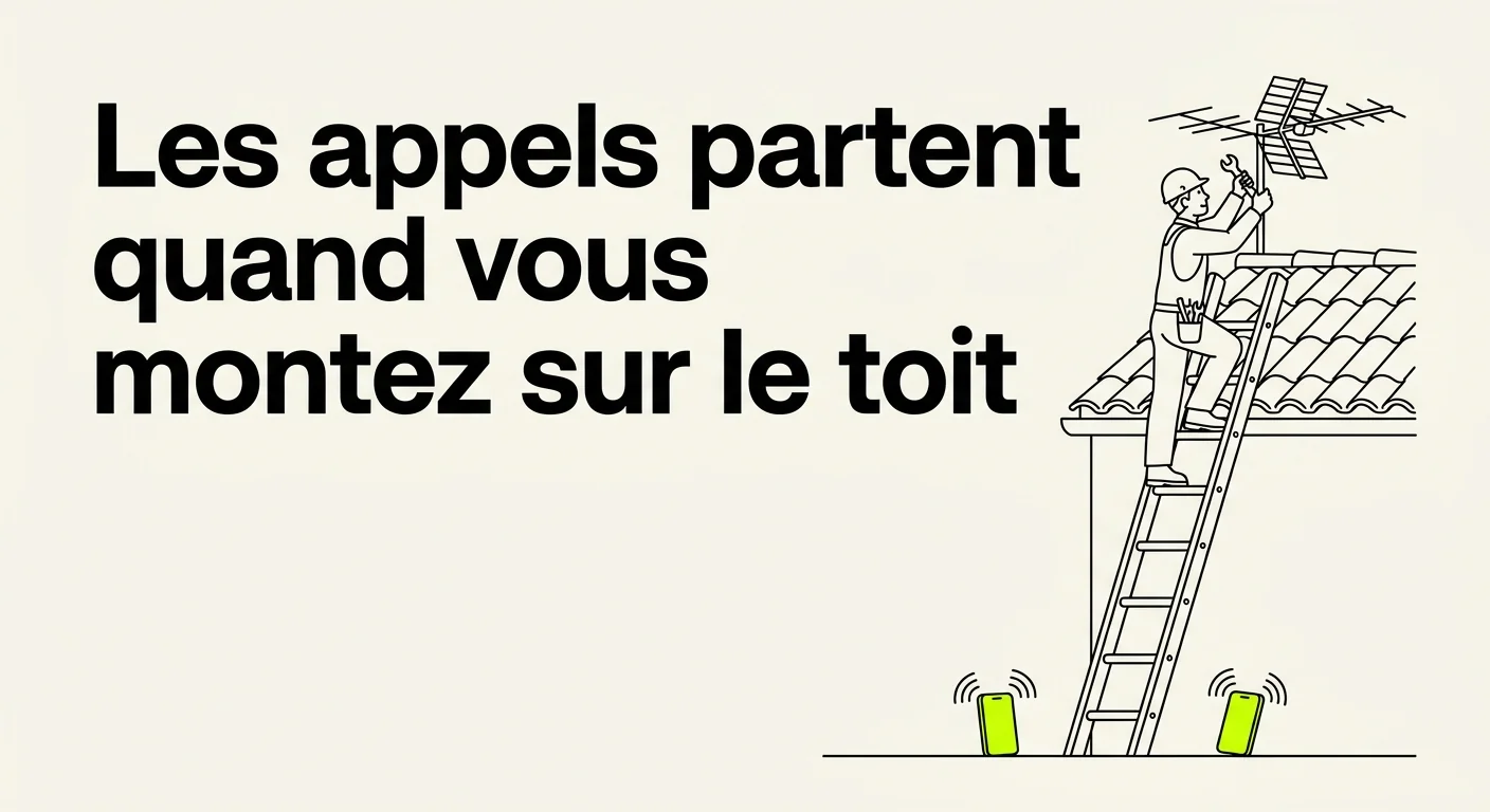 Gestion des appels d'un antenniste : qualifier les dépannages sans quitter le toit