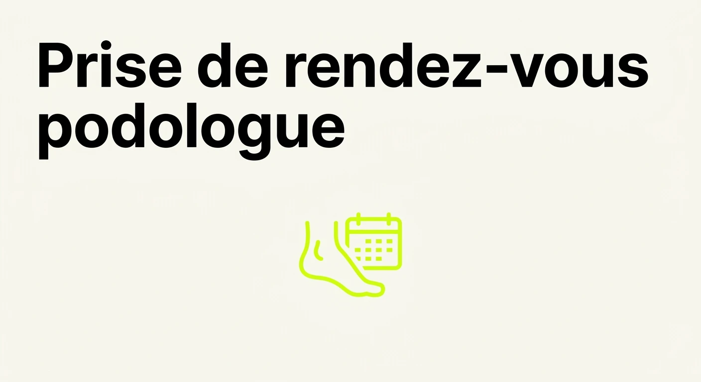 Prise de rendez-vous podologue : l'IA vocale pour un cabinet qui tourne seul