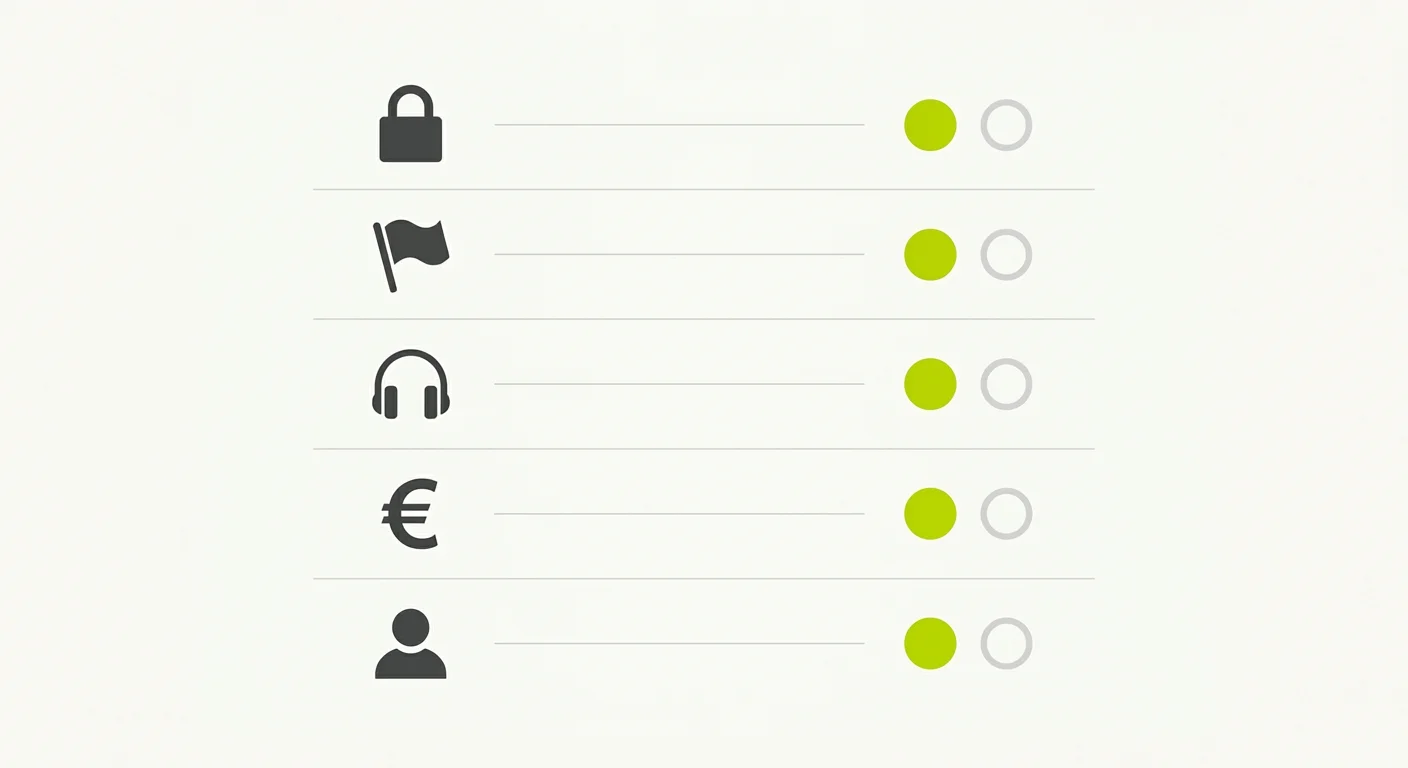 Infographie critères différenciants Tala vs Synthflow pour entreprises françaises