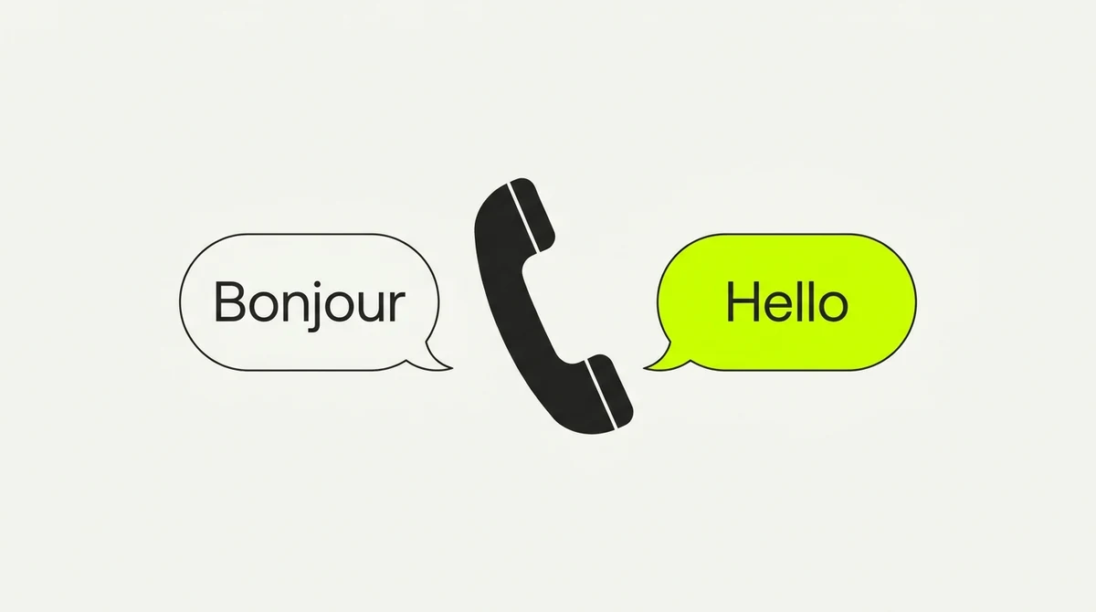 Accueil téléphonique bilingue : ouvrir l'anglais sans casser le français