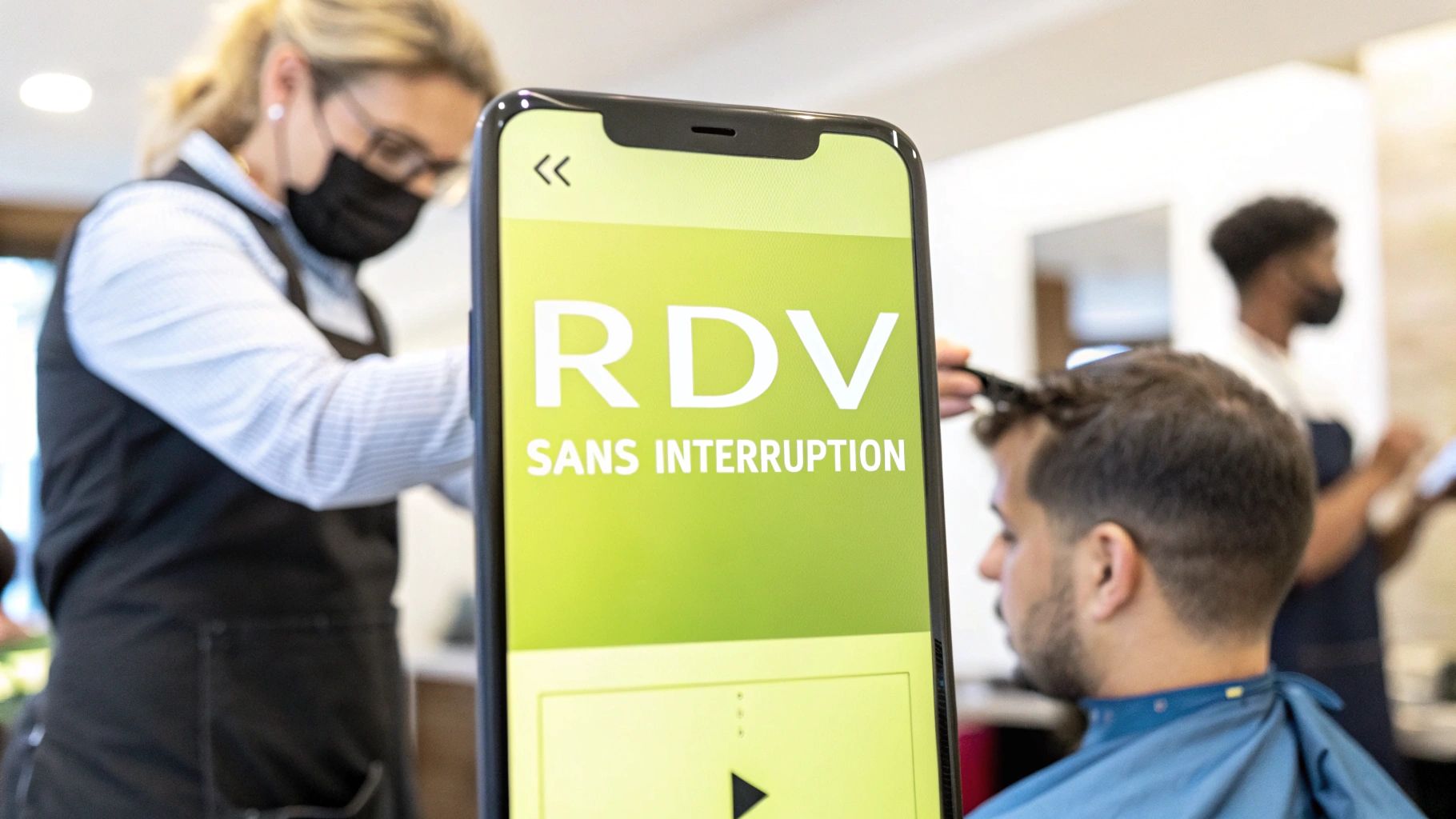 Ensemble de costumes de jeu de rôle de coiffeur