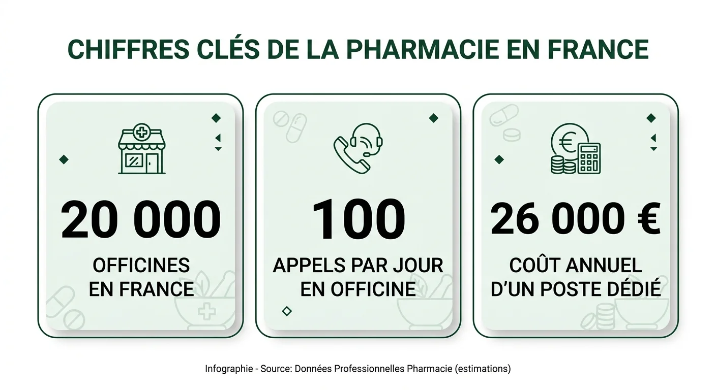 L'accueil téléphonique en pharmacie : un problème structurel que l'officine porte seule