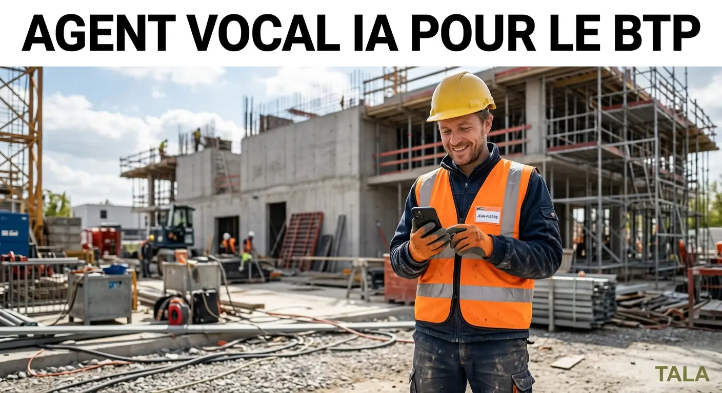 Agent vocal IA pour le BTP : qualifier les demandes de devis sans décrocher du chantier