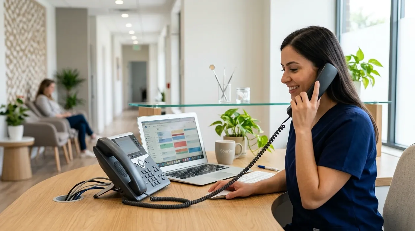 Gestion des appels en cabinet dentaire : solutions IA