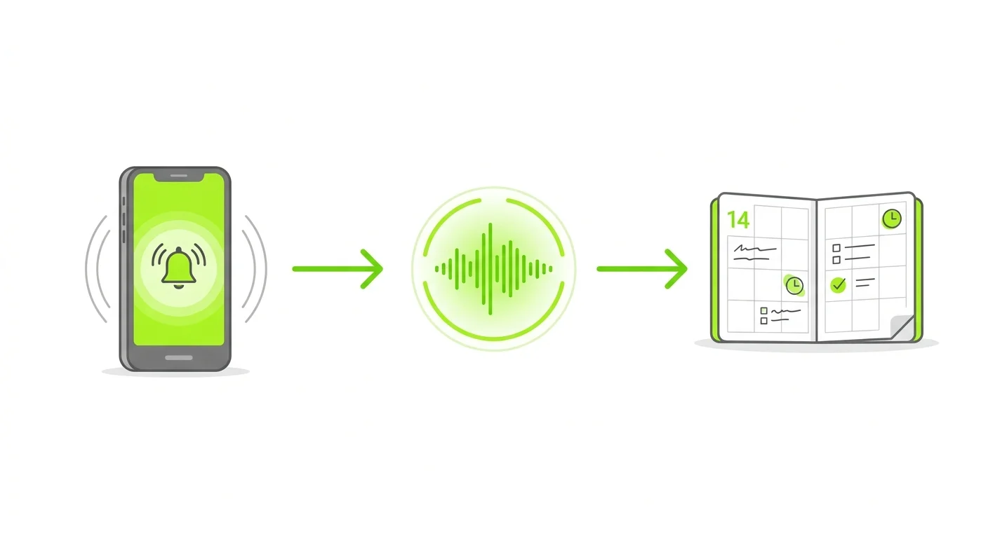 Workflow standard téléphonique IA : appel entrant, traitement IA, agenda mis à jour