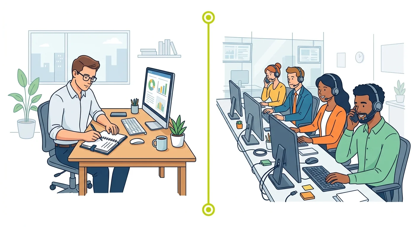 Accueil professionnel vs support client : deux usages distincts